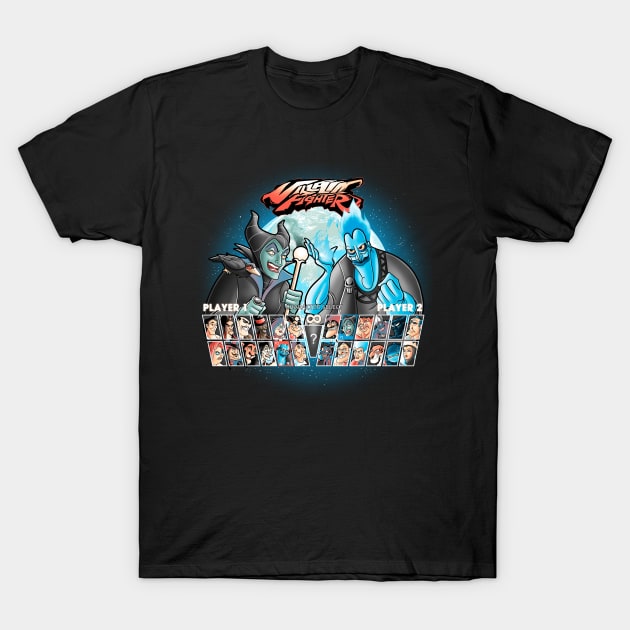 Villain fighter T-Shirt by Cromanart